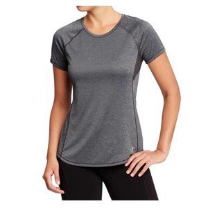 NWT Active Semi-Fitted Top Grey/Black by Old Navy